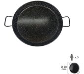 Paellera Valenciana Esmaltada 3 personas/ 28 cm.