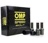 Set Tuercas OMP 27 mm Antracita 20 uds M12 x 1,25