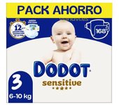 Dodot Sensitive Talla 3 (6-10kg) Pack AHORRO168 pañales