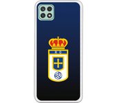 Funda original compatible con Samsung Galaxy A22 5G - Real Oviedo Escudo Fondo degradado
