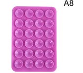 1PC Universal Color Double Side Silicone Suction for Mobile Phone Fixture Backed 3M Adhesive Rubber Sucker Pad for Fixing Phone