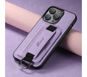 SUTENI Luxury Leather Card Holder Phone Case Wrist Strap Wallet for iPhone 16 15 14 13 12 11 Pro Plus Max X Xs XR