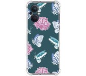 Funda Silicona Antigolpes para Oppo A96 5G diseño Flores 10 Dibujos