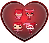 Caja metalica 4 Pocket POP DC Comics San ValentinFigura  Coleccionable - Idea de Regalo- Mercancia Oficial - Juguetes para Niños y Adultos - Movies Fans - Muñeco para Coleccionistas y Exposición
