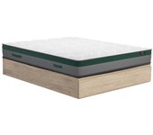 Vente-unique - Conjunto de canapé abatible de 160 x 200 cm con cajón y colchón de muelles ensacados de 22 cm de grosor - PRESTIGE de YSMÉE