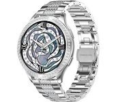 Reloj inteligente para mujer, rastreador de Fitness con llamada Bluetooth, frecuencia cardíaca, presión arterial