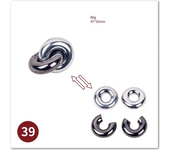 Metal Puzzle Brain Teasers Grow the Intellect Box Unwrapped Toys For Kids Adults Fidget For Logica Games