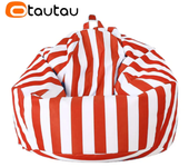 OTAUTAU Outdoor Bean Bag Pouf Cover Without Filler Waterproof Puff Salon Beach Garden Beanbag Chair Corner Seat Puf Sac DD046