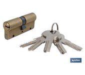 Cofan Cilindro de Seguridad Antibumping 40/40 L. Larga-latón - Protección Garantizada