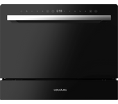 Mini Lavavajillas Bolero Aguazero 2400 Black Glass compacto 6 servicios con panel táctil y funciones avanzadas