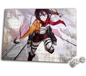 MERCHANDMANIA PUZZLE 300 PIEZAS MIKASA ATAQUE A LOS TITANES rompecabezas puzle para adulto anime serie shonen