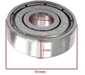 40/10Pcs 623zz 687zz 688zz 625zz  685zz 607zz 608zz Ball Bearing Chrome Steel Ball Bearings 3D Printer Part Bearing Pulley Wheel