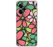 Funda Silicona Antigolpes para Xiaomi Redmi Note 12 Pro 5G diseño Flores 02 Dibujos