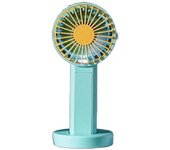 FGNS Mini ventiladores de mano con Batería Lition, Ventilador Personal Alimentado por USB, Pequeño ventilador con luz nocturna. ventilador portátil Mini aire acondicionado portátil