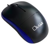 Raton optico usb l-link negro/azul ll-2080-a