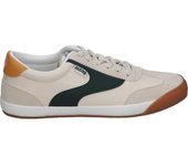 MTNG | Zapatillas Mustang Court para Hombre – Zapatillas en Color Beige con Detalles en Negro y Mostaza – Sneaker con Cordones – Casual – Cómodas – Versátiles – Combinables – Modelo 84767