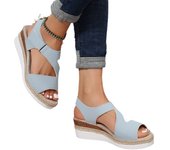 Zapatos de Punta Abierta, Comodas, Estilo Bohemio, para Verano, Playa