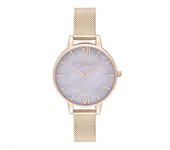 Olivia Burton Reloj Mujer Analogico Cuarzo con Correa de Acero OB16SP16