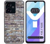 Funda Silicona para Vivo Y35 / Y22s diseño Ladrillo 02 Dibujos