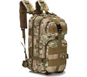 Mochila Militar 25L Mochila Tactica Mochilas Militares Hombre with Multibolsos Camping Senderismo Mochila Supervivencia Caza(Negro)
