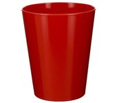 MONOUSO | Vaso Reutilizable Durable PP Mineral Rojo 330ml (6 Uds)
