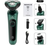 New Smart Electric Shaver LCD Digital Display Three-head Floating Razor USB Rechargeable Washing Multi-function Beard Knife