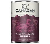 Canagan Lata para Perros de Pavo y Pato 6 x 400g: Comida Húmeda Natural - CPA