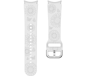 Flower Engraved Band For Samsung Galaxy Watch 7/ FE/ 6/5/ 4 40mm/ Watch 6 Classic 43mm 47mm Soft Silicone Replacement Watch Band