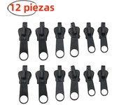 6pcs Instant Zipper Universal Instant Fix Repair Kit Replacement Zip Slider Teeth Multifunctional Clothing Replacement Zipper