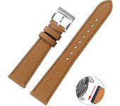 Vintage Stitched Genuine Leather Watch Strap For Samsung Galaxy Watch 5pro 45/40/44mm Bracelet For Huawei Watch GT2 GT3 42mm