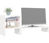 vidaXL Soporte para Monitor Elevador Trabajo Oficina Color Natural,  Blanco,  Gris y mas