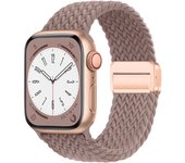 For Apple Watch Band 45mm 44mm 40mm 49mm 41mm 38mm 42mm Magnetic Braided correa Bracelet iWatch series 9 8 7 6 5 SE Ultra Strap