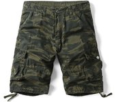 Camouflage Cargo Shorts Men Summer Outdoor Shorts Casual Multi-Pocket Loose Work Shorts Man Hiking Short Pants