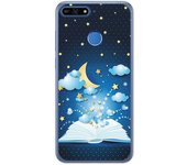 Tumundosmartphone Funda Gel Tpu para Huawei Honor 7A / Y6 2018 Diseño Libro Cuentos Dibujos