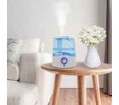 vidaXL Humidificador ultrasónico vapor frío luz nocturna 6 L 300 ml/h