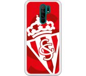 Carcasa para Xiaomi Redmi 9 - Sporting blanco sobre rojo