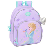 Mochila Infantil Adaptable a Carro Frozen "Spirit" 28x34x10 Cm (Safta 612571609)
