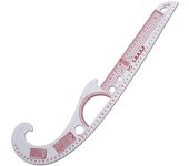 Multi-function Plastic French Curve Sewing Ruler Easy for Knitters