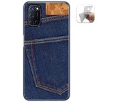 Tumundosmartphone Funda Gel Tpu para Oppo A52 / Oppo A72 diseño Vaquero Dibujos