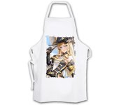 MERCHANDMANIA DELANTAL fanart dama traviesa cute juego anime cocina kitchen apron videojuego pc