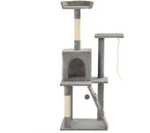Rascador para Gatos con Poste de isal 120 cm Gris