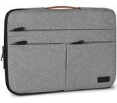 Funda Subblim Air Padding 360 Sleeve para Portátiles hasta 15.6'/ Gris Claro