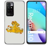 Funda Silicona para Xiaomi Redmi 10 (2021/2022) diseño Leones Dibujos