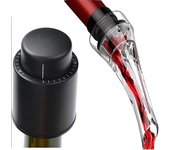 Professional Wine Decanter Pourer With Filter and Base Quick Sobering Wine Whisky Aerator Dispenser For Chrismas