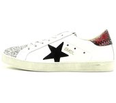 SILVER MOOSE DELUXE Deportivo Cordones SILVER MOOSE DELUXE Mujer Blanco / Negro / Burdeos  (Mod: 7001)