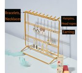 Caja de almacenamiento de joyas, soporte de joyas, perfecto para Aretes, Collares y pulsers, almacenamiento de joyas