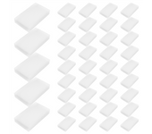 Magic Cleaning Sponges Eraser, Household Sponge Eraser Cleaner Foam Cleaning for Kitchen, Furniture, Car, Leathe (50 Pack)