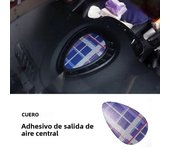 Central Air Outlet Leather Dedicated Cover Sticker For Mini  cooper one For F54 Clubman F55 Hardtop F56 Hatchback