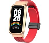Metal Case+Silicone Strap For Xiaomi Mi band 9 Active Sports Magnetic Bracelet For Miband9 active Hollow Bumper Protector Shell