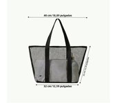 Portable Mesh Shower Caddy Tote Beach Bag Travel Storage Wash Bag Swimming Bath Bag Suitable for Outdoor Camping Quick Dry Tote